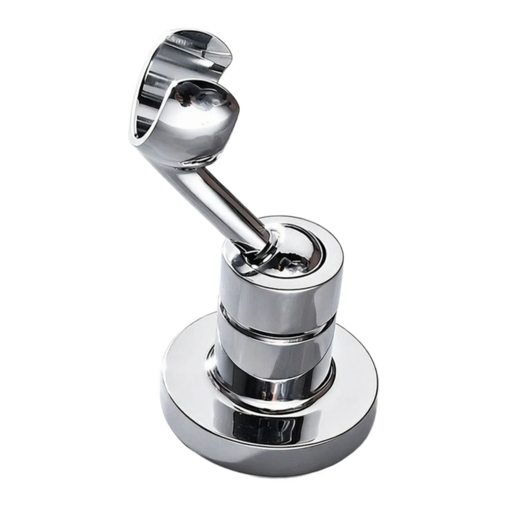 Chrome Adjustable Shower Base with Ball Mechanism for Positioning of Handheld Shower and Bidet Sprayer Chrome Adjustable
