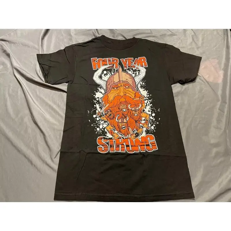 Vtg Four Year Strong Band For Fans T Shirt Men Cotton Full Size Aa149