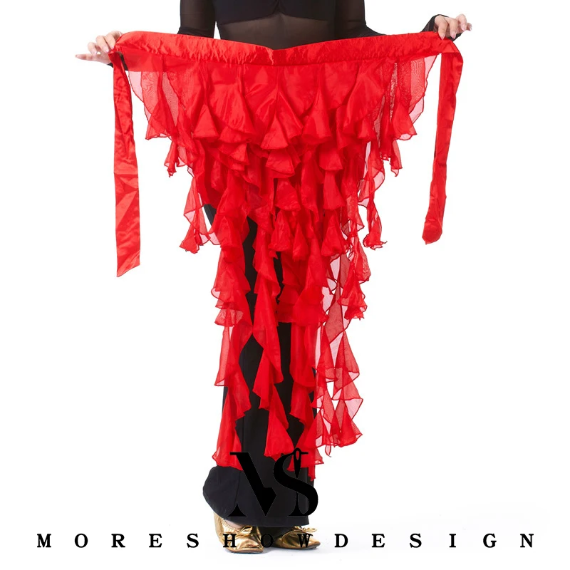 Аксессуары для танца живота, пояс-цепочка с девятихвостим лисьим хвостом для женщин, танцевальная одежда для выступлений на сцене, шарф с цепочкой на бедрах