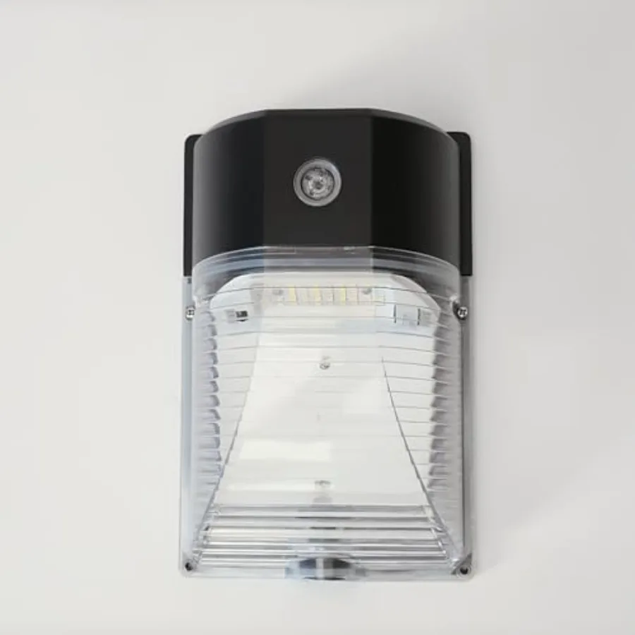 26W LED Wall Pack Light with Dusk to Dawn Sensor, 3CCT 3000K/4000K/5000K, 26W/18W/13W Switchable, [100-277Vac] IP65 Waterproof