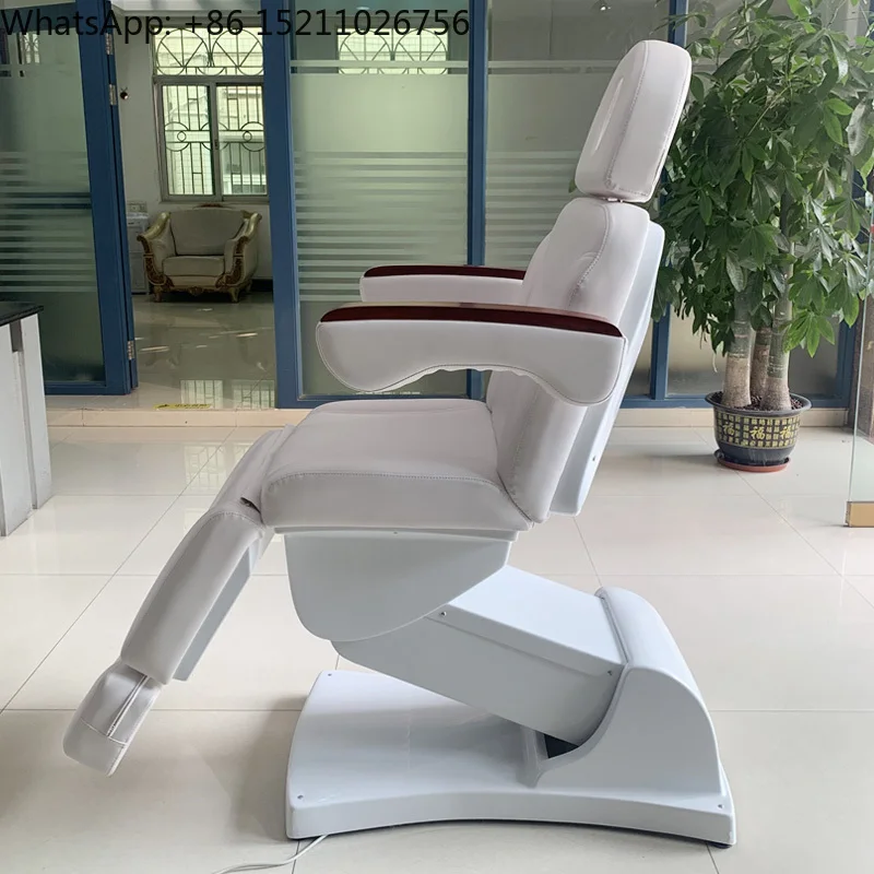 Spa Bed Beauty Stretcher Aesthetic Beauty Care Electric Salon Furniture Synthetic Leather Massage Table