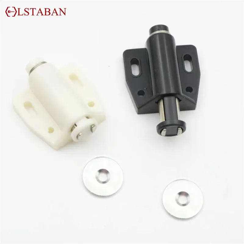 LSTABAN Magnetic Catch Door Closers Push To Open Magnet Cabinet Door Catch for Wardrobe Cupboard Kitchen Furniture Hardware Knob