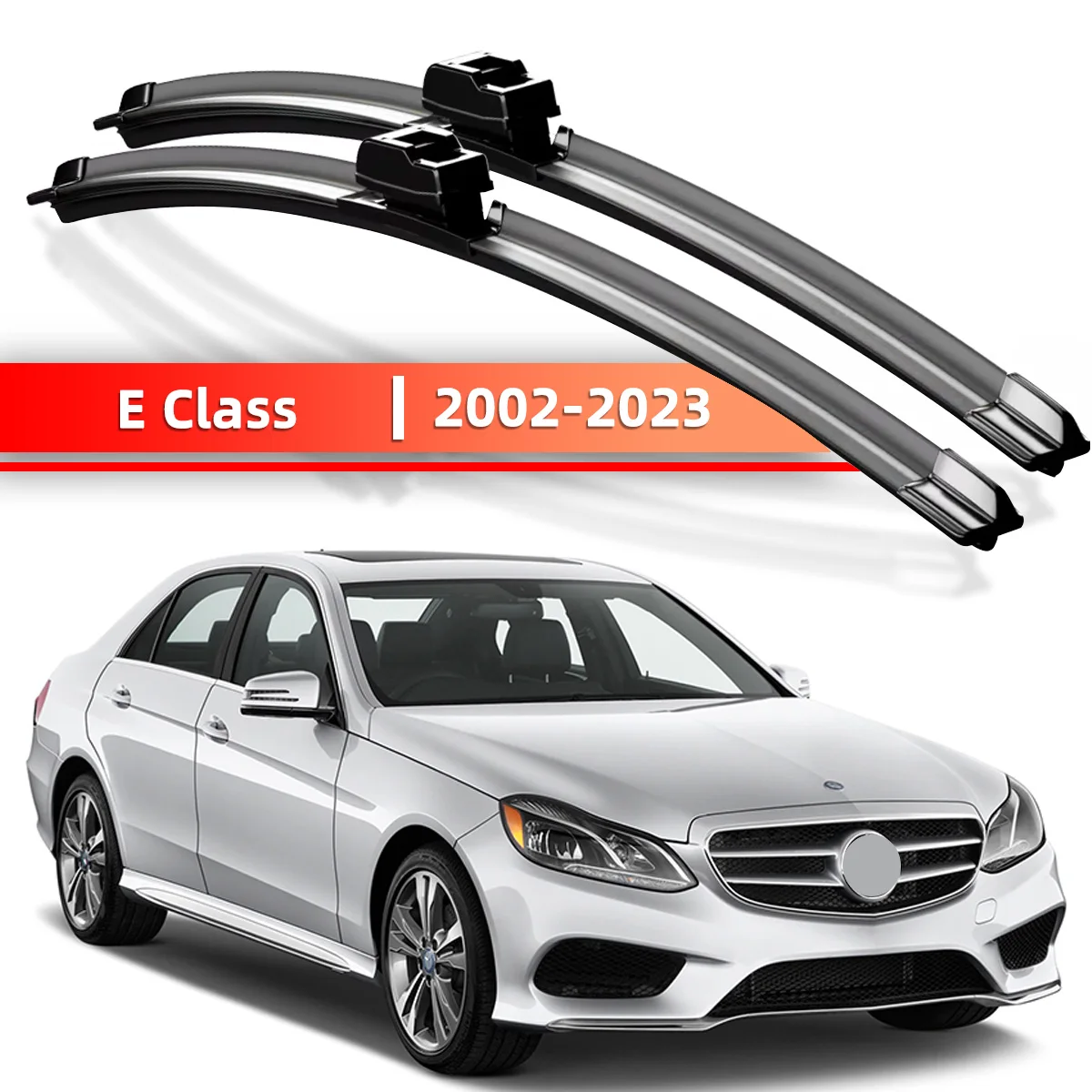Car Windshield Wiper Blades Suitable For Mercedes Benz E Class W211 W212 W213 C207 2002-2023 Car Wiper Kit 2009 2014 2016 2020