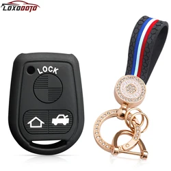 Silicone Remote Car Key Case Holder Key Caps Cover For BMW E39 E36 E46 E32 E34 E38 E31 Z3 Series 3 320 Keychain Shell