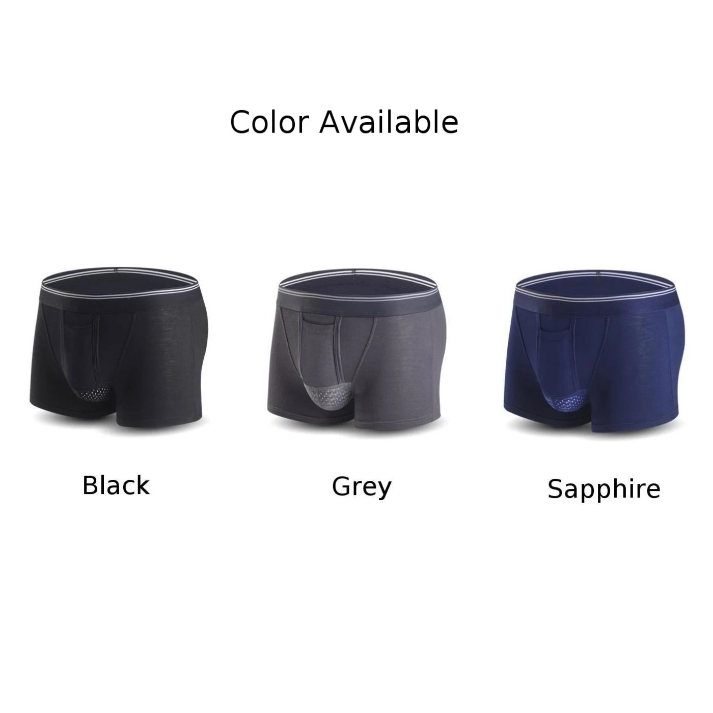 U Convex Separação Boxers para Homens, Bulge Pouch Shorts, Cuecas Respiráveis, Lingerie Confortável, Cuecas, Calcinhas