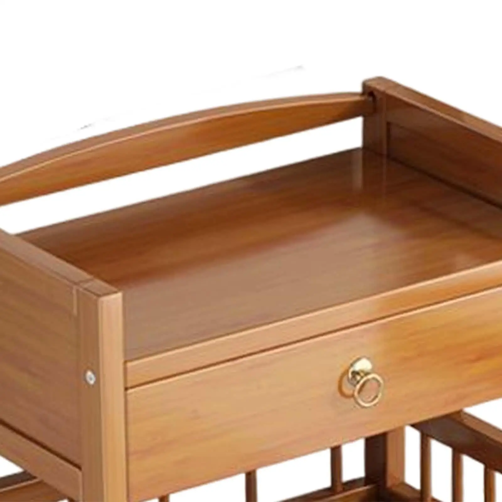 Corner Storage Cabinet Modern Wooden Movable Tea Table Farmhouse Decoration Floor Cabinet for Entryway Living Room Buffet Home