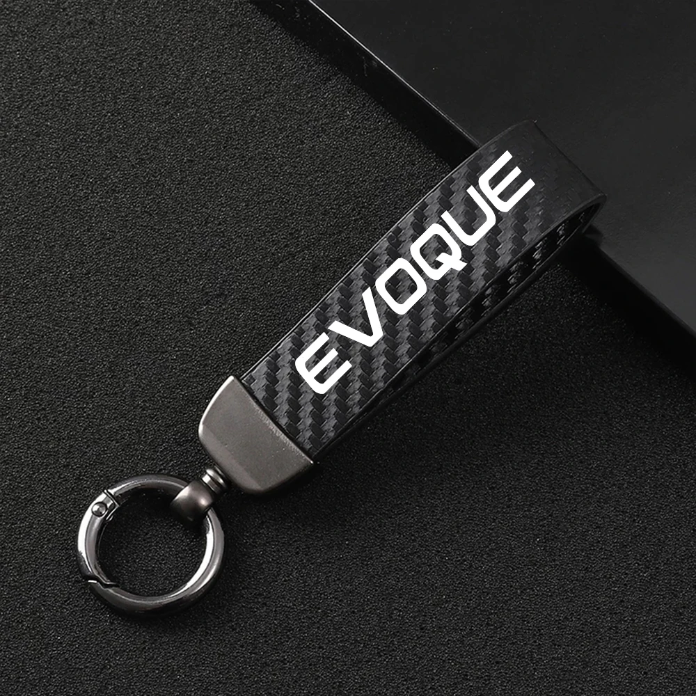 For Landrover Autobiography Defender Discovery Evoque Freelander SUPERCHARGED SVR Velar Car Keys Rope Strap Keyrings Accessories