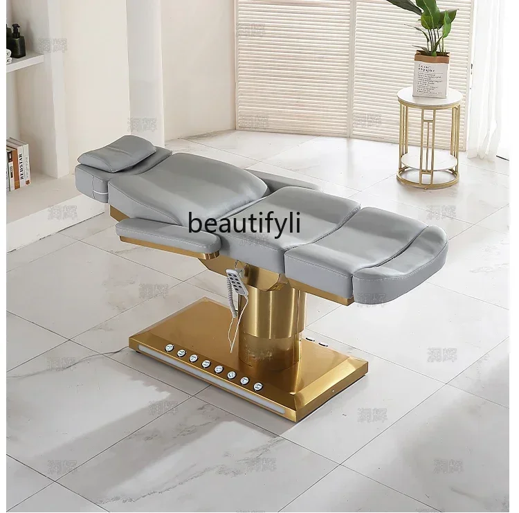 

xxqElectric beauty bed, special tattoo embroidery for beauty salons, dental ear picking bed, heated lifting bed