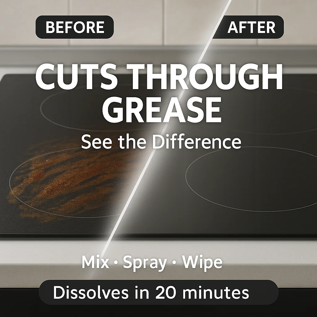 5 Pack Solid Concentrate Kitchen Cleaner, Lemon Scent, Degreasing for Ovens & Hobs, Home Use