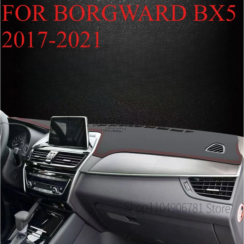 

FOR BORGWARD BX5 2017-2021 Car Dash Mat Dashmat Dashboard Cover Sun Shade Dash Board Cover Carpet Accessories