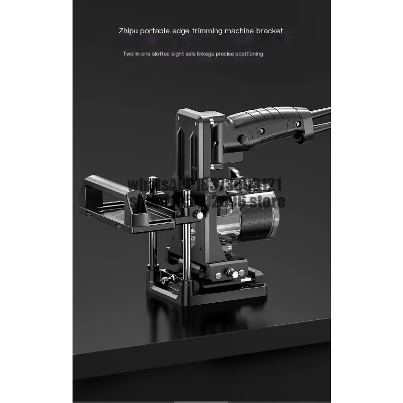 Mortising Jig For Trimming Machine 2 in 1 Slotting Bracket Invisible Fasteners Punch Locator Linear Track DIY Woodworking Tools