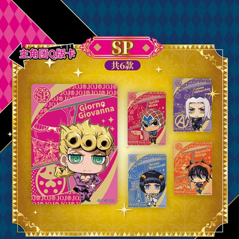 كاباو بطاقات جوجو الأصلية سلسلة 1 مغامرة غريبة تحصيل بطاقات الرياح الذهبية طبعة محدودة أنيمي الهدايا الطرفية اللعب