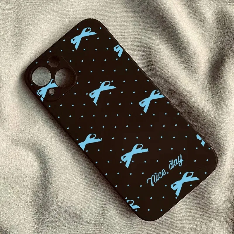 حافظة على شكل فيونكة وردية لطيفة لهاتف آيفون 16 15 14 13 12 11 Pro Max X XS Max 7 8 Plus SE 2020 16E غطاء سيليكون على شكل قلب فتاة صغيرة