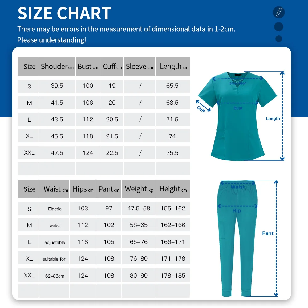 Krankenhaus Operations saal Arzt Peelings Set Schönheits salon Arbeits uniformen medizinische chirurgische Tops Hosen Anzug Tierklinik Arzt Arbeits kleidung