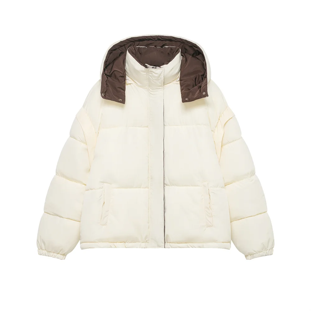 

2026 new women's clothing European and American style fashion simple and versatile double-sided cotton jacket