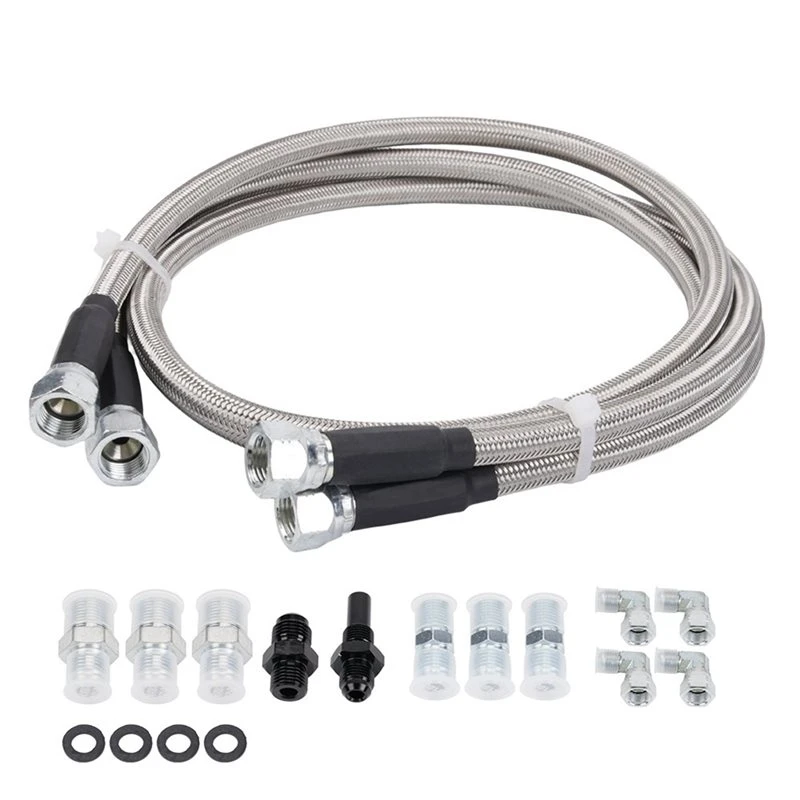ABTD-For GM Chevy Transmission Cooler Hose Line Kit 6AN 70