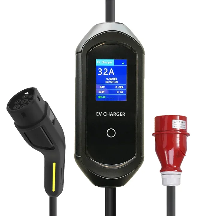 

TARY Factory Outlet 3.5KW 7KW 11KW 22KW EV AC Portable Charger for Home Use Adjustable Current 8- 32 a