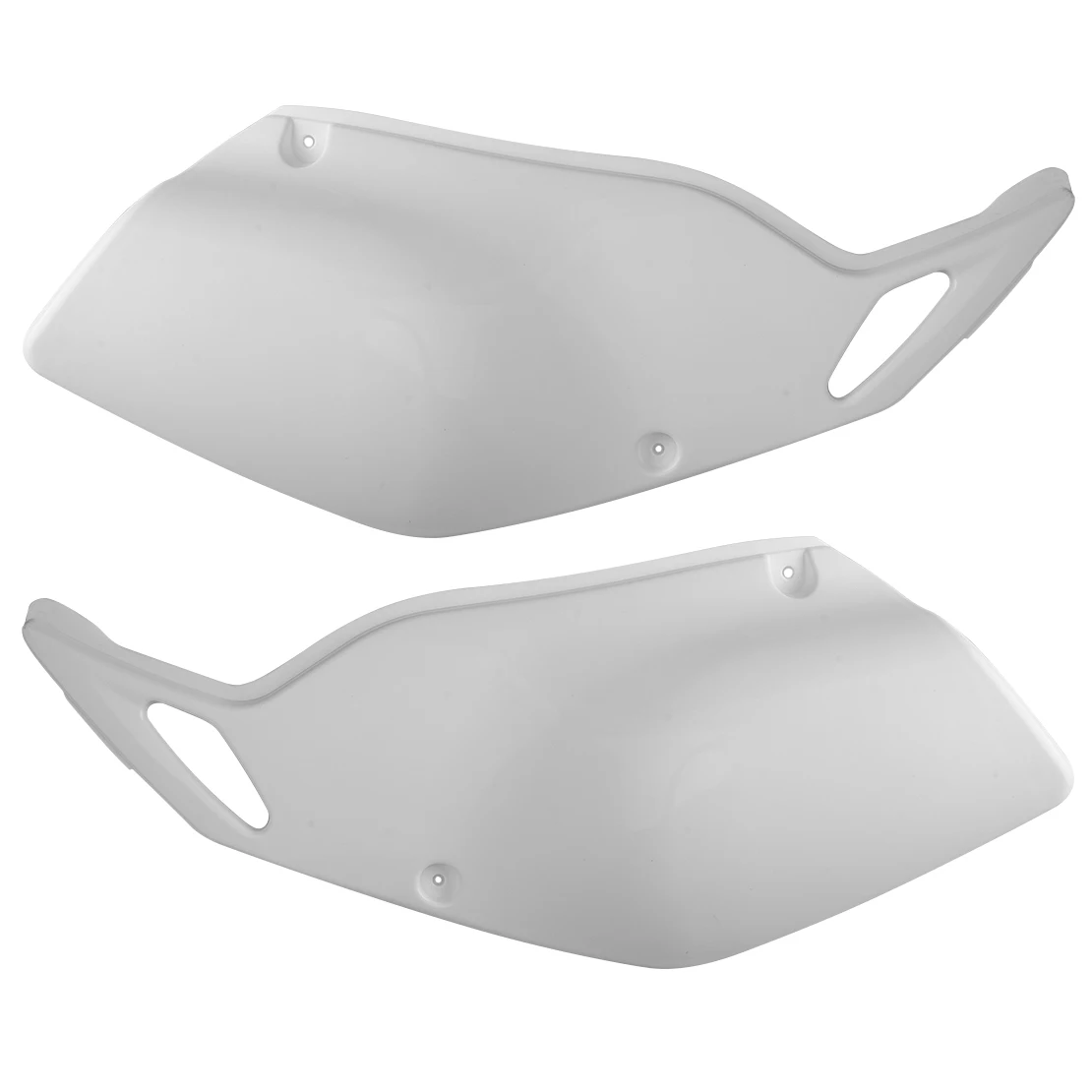 1Pair White Rear Side Plastic Fairing Body Cover Fit for Kawasaki KLX250 KLX300 1993-2007