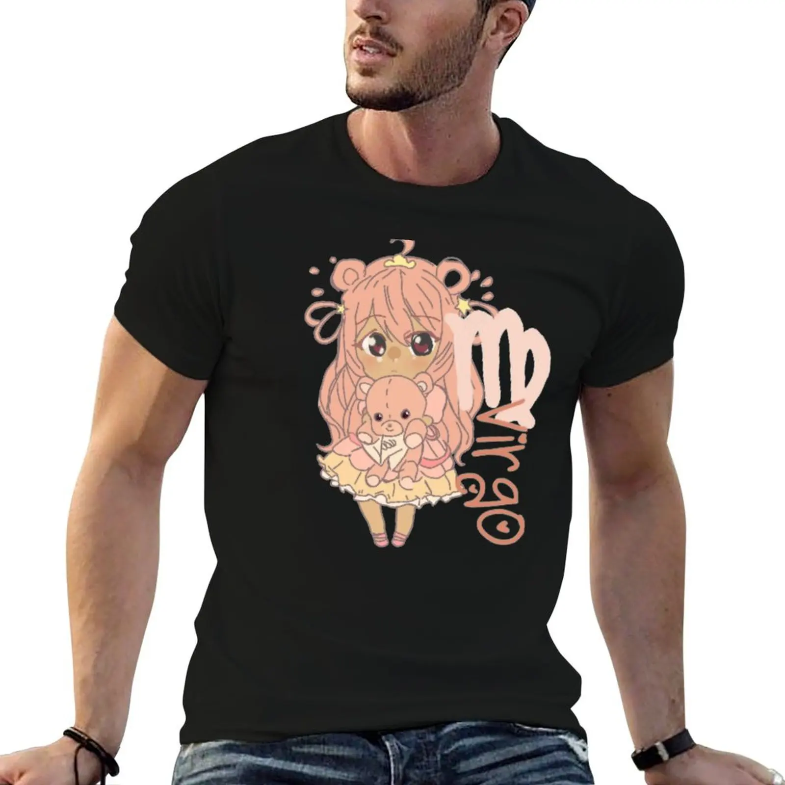 

Virgo T-Shirt funny meme t-shirts oversizeds anime figures sports fans cotton t shirt men