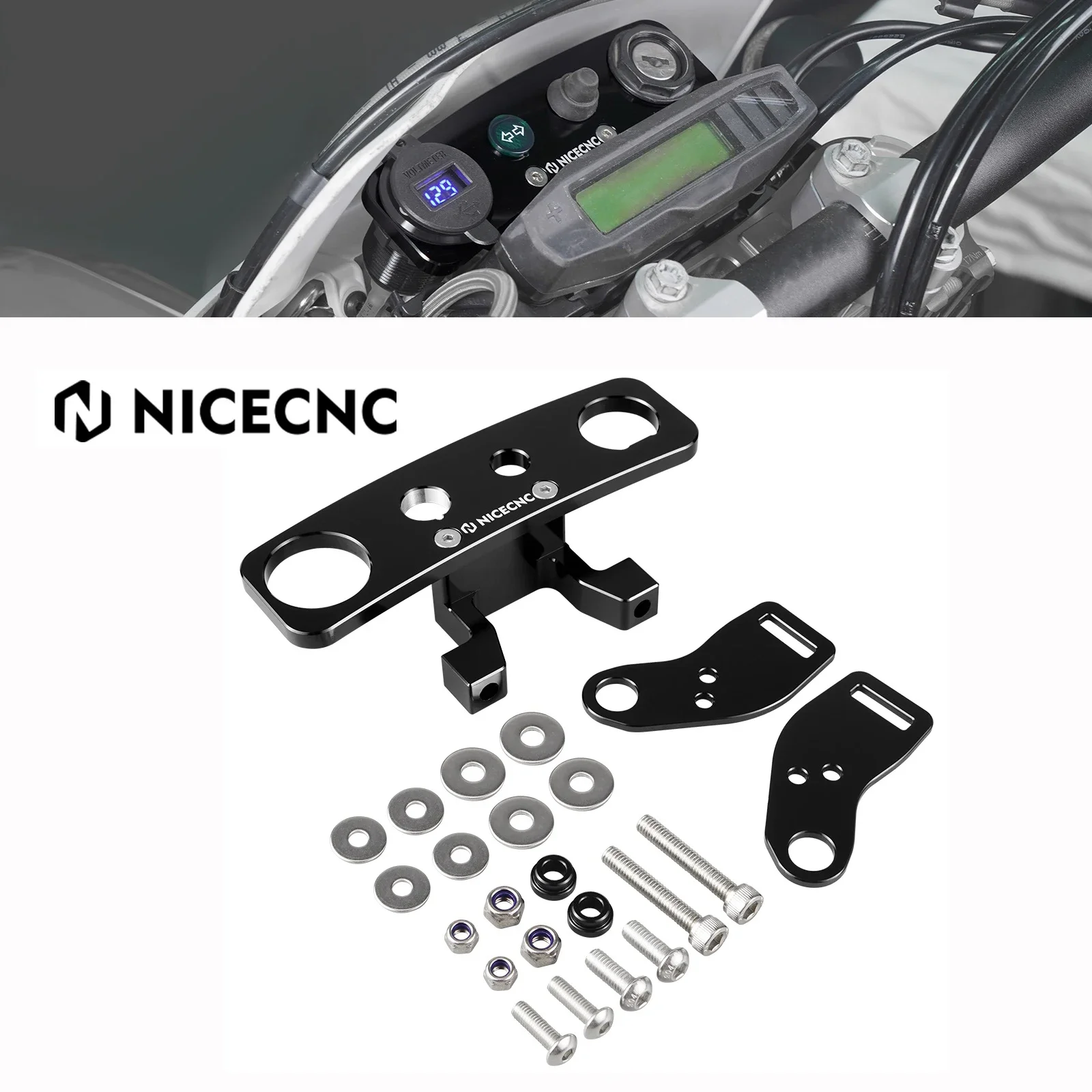 

For Husqvarna TE 300 2017-2023 Ignition Device Relocation Dash Kit TE FE FE-S 150 200 250 300 350 400 450 501 2017-2023 2022