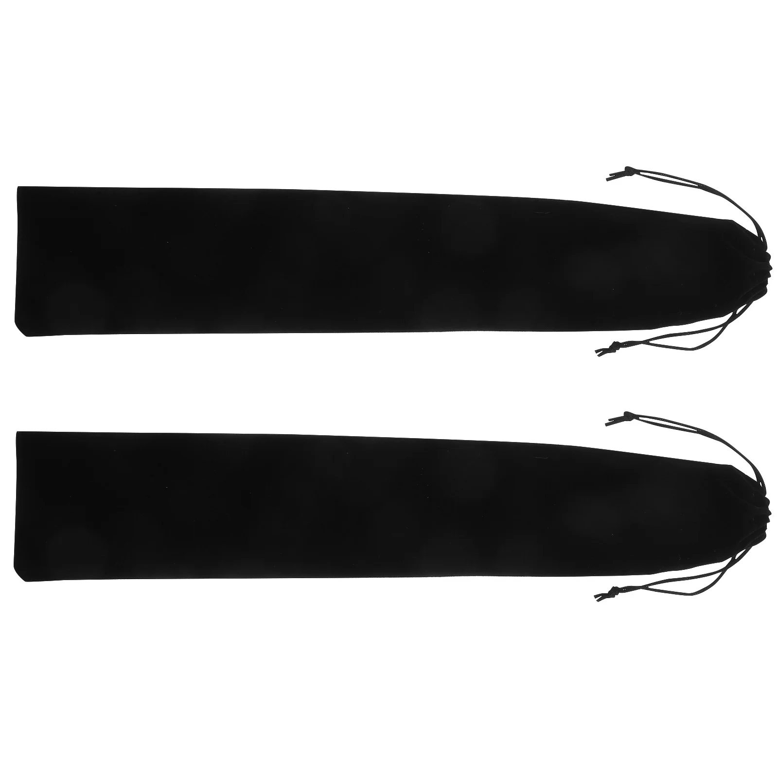 

2pcs Storage Bag For Folding Hand Portable Drawstring Pouch Compact Organizer Protective Sleeve Foldable Fan Carry Case Handheld