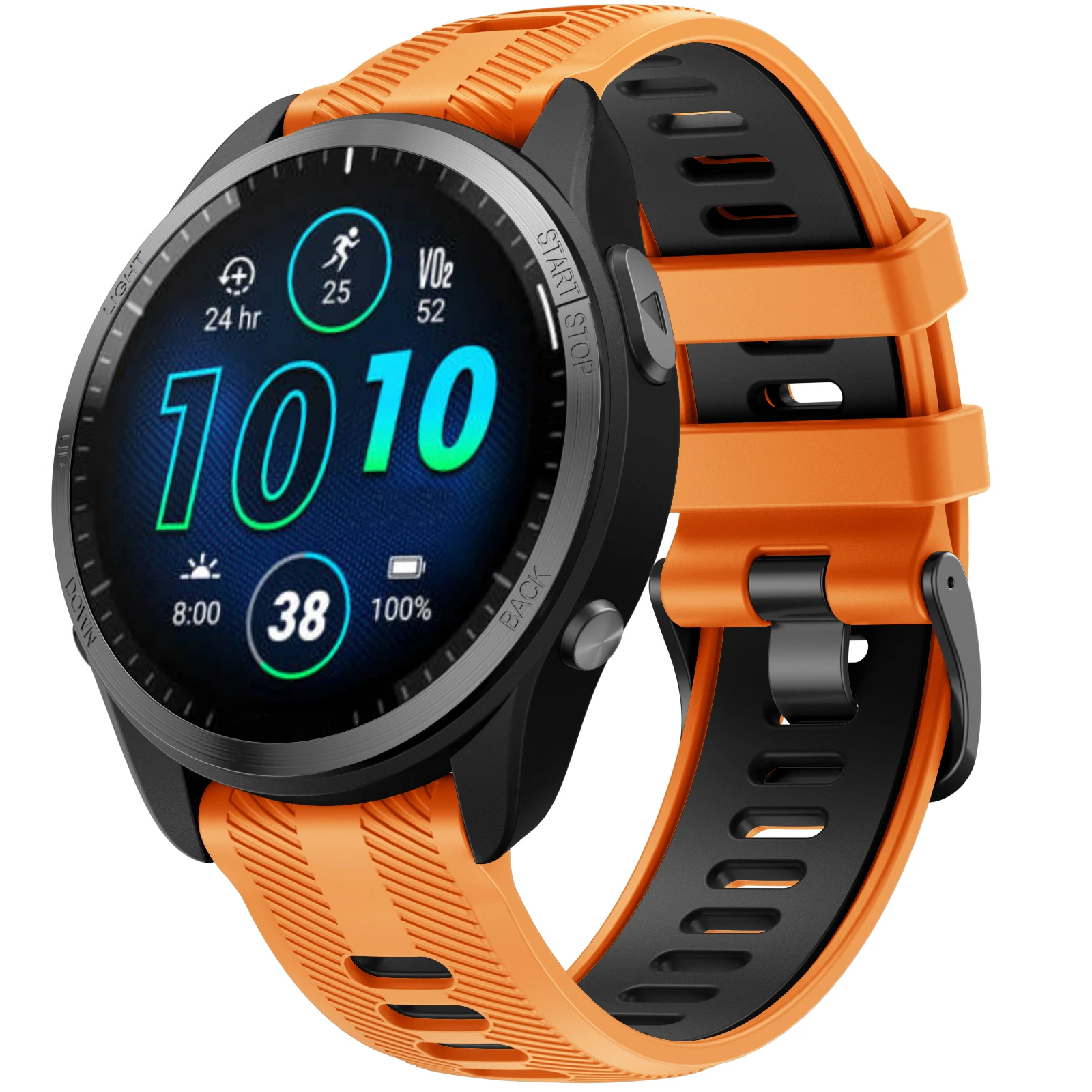 22 mm für Garmin Offizielles Silikonband Easy Fit Armband für Forerunner 955/945 Original Armband Forerunner 965 Uhrengürtel Istinct1 2 – Detail 2