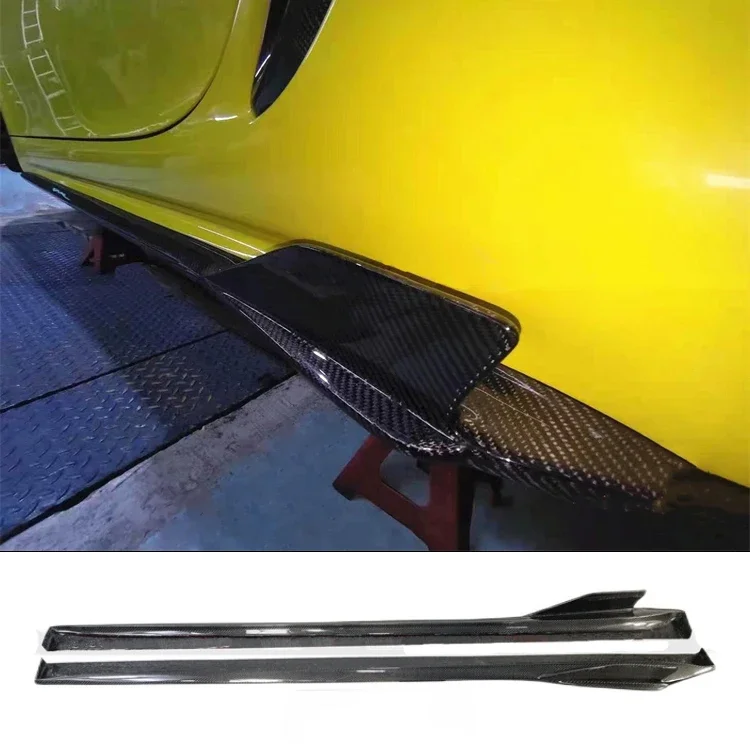 

Exclusive 2025 718 Side Skirt Carbon Fiber Side Skirt 981 GTS Side Skirt for Porsche 718 Cayman Boxster 2016-2021
