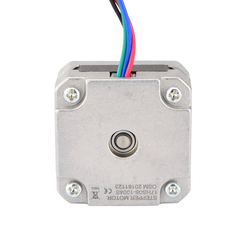 4X 17Hs08-1004S 4-Lead Nema 17 Stepper Motor 20Mm 1A 13Ncm(18.4Oz.In) 42 Motor Nema17 Stepper For DIY 3D Printer Cnc Xyz