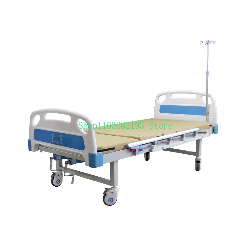 ABS Bed Manufacturer Senior-friendly Home Care Sheets Double Hand Crank Nursing Home Lift Back Leg Lift The Elderly Bed