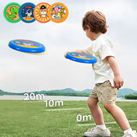 20cm Cartoon Soft Swivel Flying Disc Throwing Disc Children Outdoor Sports Hand Throwing Toys Parent-Child Interactive Game