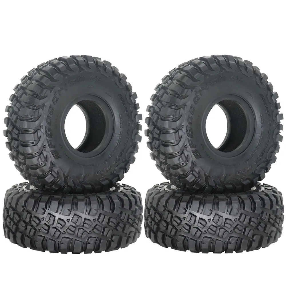 4 Stück 1,9 Zoll 118 mm Gummireifen für 1/10 Rock Track Redcat Scx10 Ii Axial 90046/90047 Rc4wd Yikong D90 Trx4 Trx6 Rc Autoreifen – Detail 5