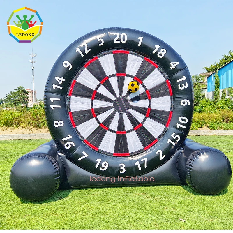 

Carnival Sport Games Large Soccer Dart Board Inflatable Football Darts Target for Kids Adults