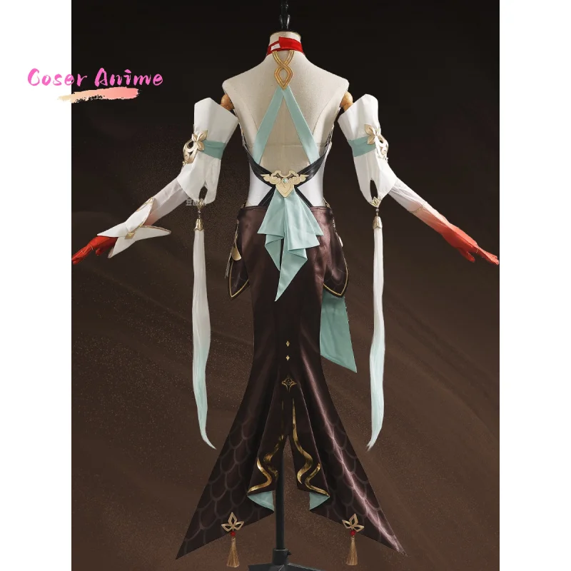 Game Honkai: Star Rail Lingsha Cosplay Costume Uniform Halloween Carnival Party Christmas Play Role Clothes Clothing
