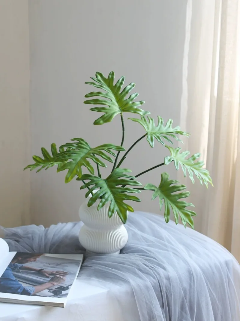 写真アクセサリー,緑の葉,シミュレーション,家の装飾