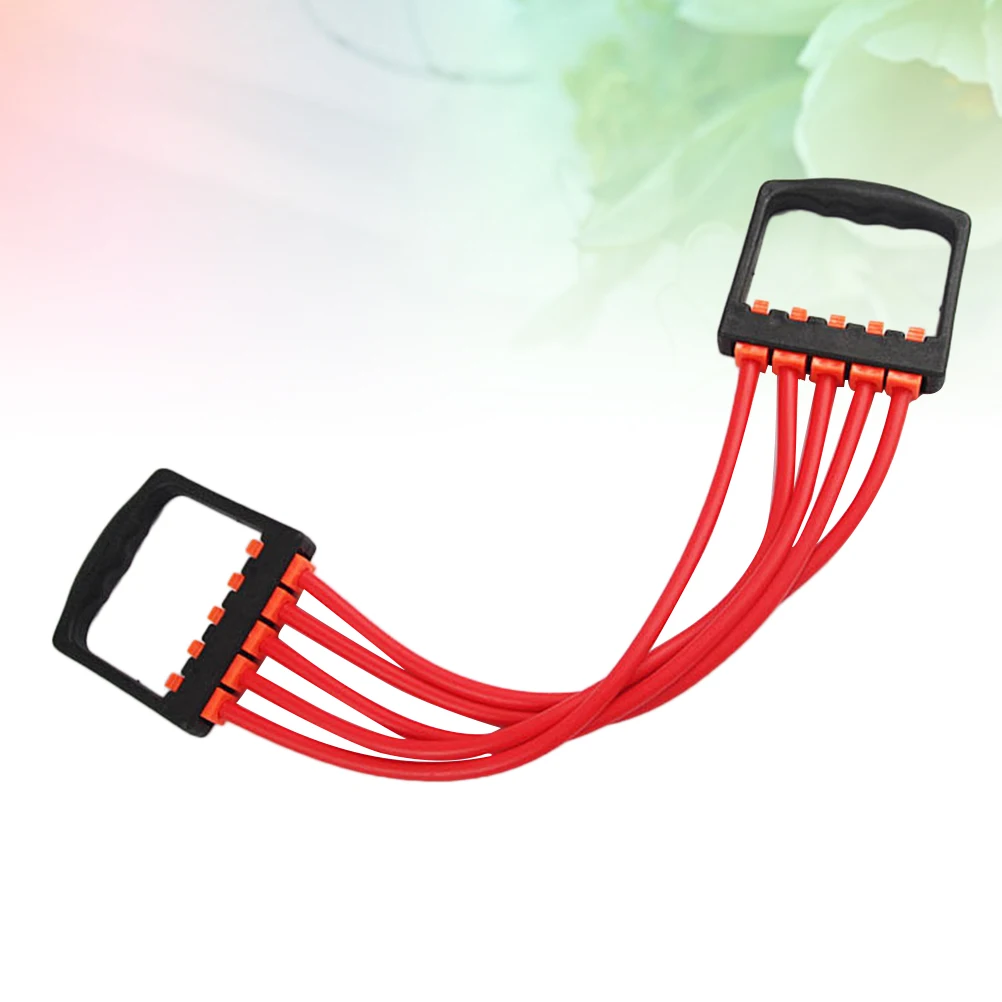 

Chest Expander Adjustable Spring Rubber Exerciser Arm Pulling Resistance Band for Chest Arms Shoulder Training