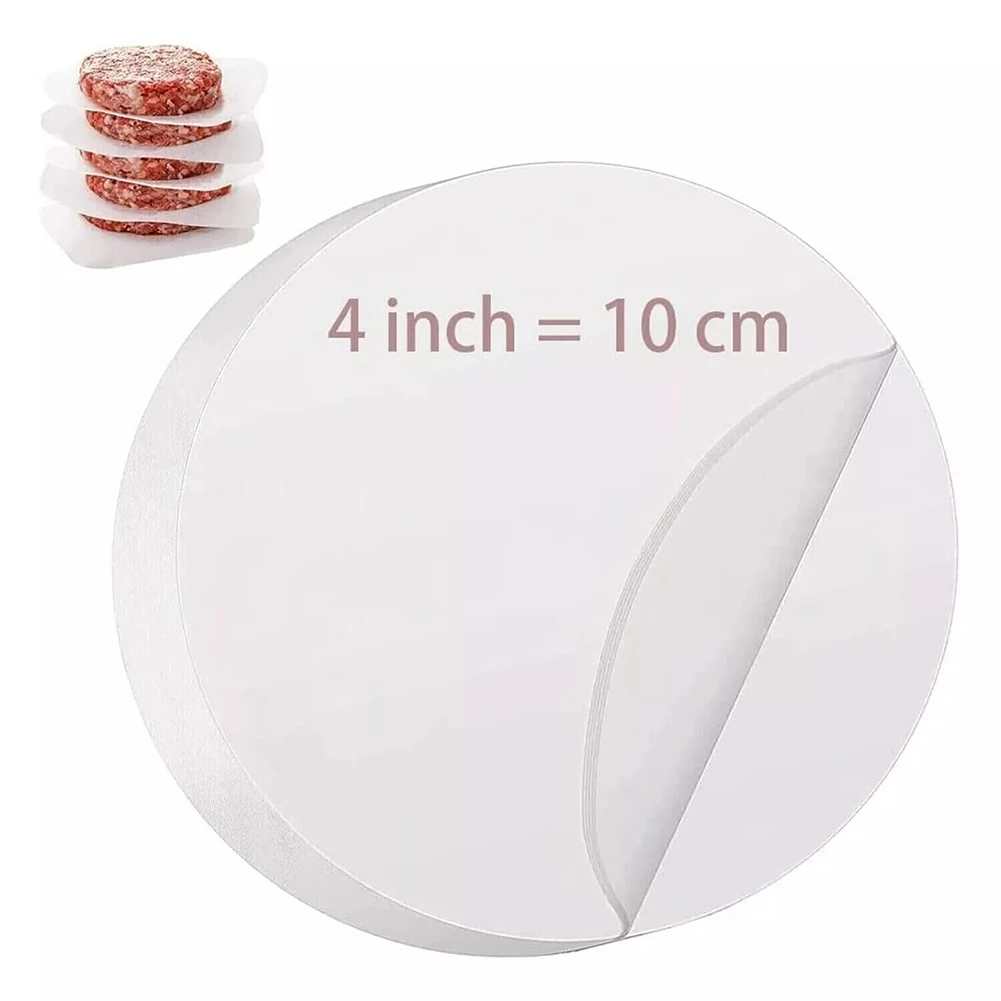 50/100/500Pcs Hamburger Press Patties Papers Burger Patty Separator Sheets Oil proof Wax Paper Sheets DIY Meat BBQ