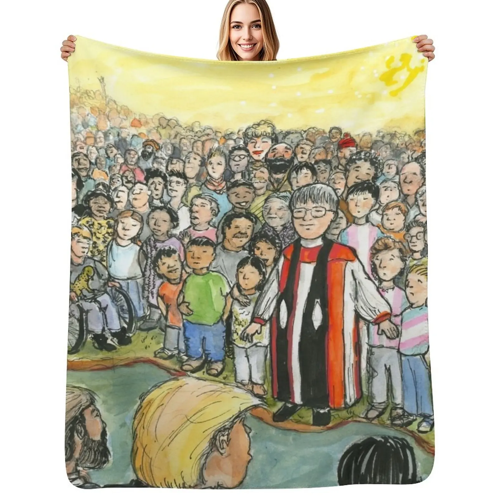 The Gulf of Empathy Throw Blanket Couverture douce et respirante pour dormir la nuit