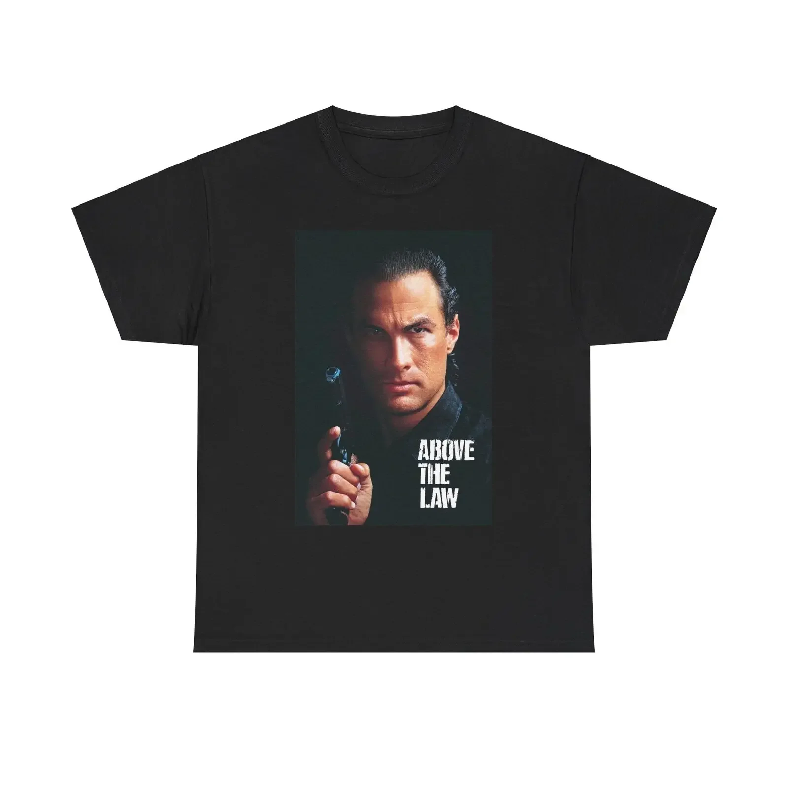 Steven seagal T-shirt vintage retro design 90s Unisex Heavy Cotton Tee