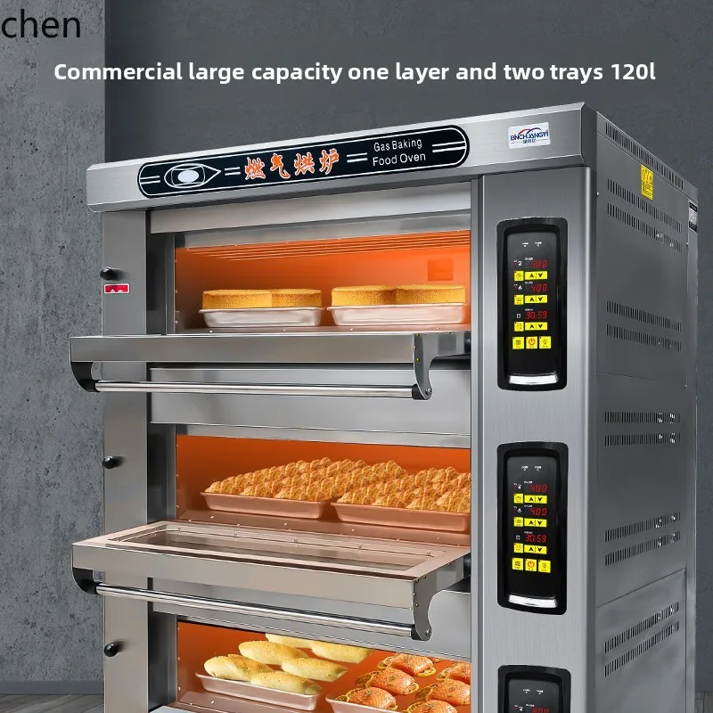 KX  gas oven large pizza bread cake baking oven large capacity