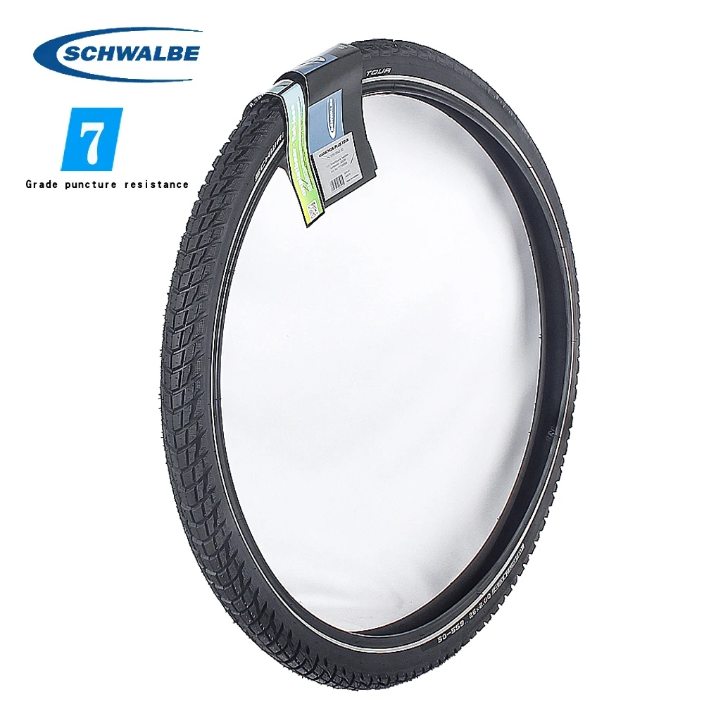 Schwalbe marathon plus tour tire 26 inch steel wire stab proof 700X35C 700X40C mountain bike long distance travel tire