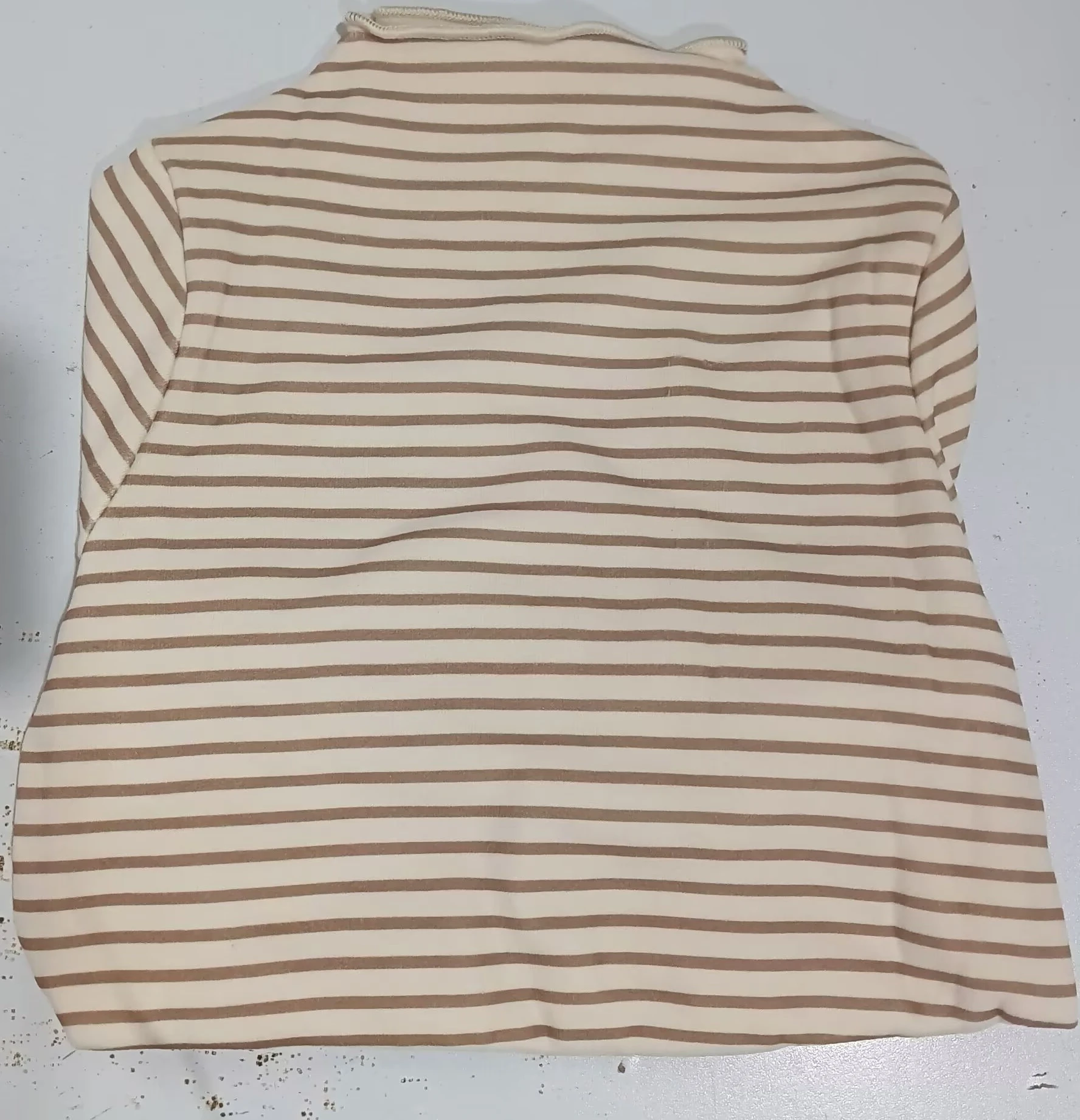 Herbst-Winter Baby Langarm-T-Shirt mit Holzohren-Kante für Mädchen, Baumwoll-Skianzug, Mädchen-Unterziehshirt, Vielseitiges Oberteil, Kinderkleidung – Detail 4