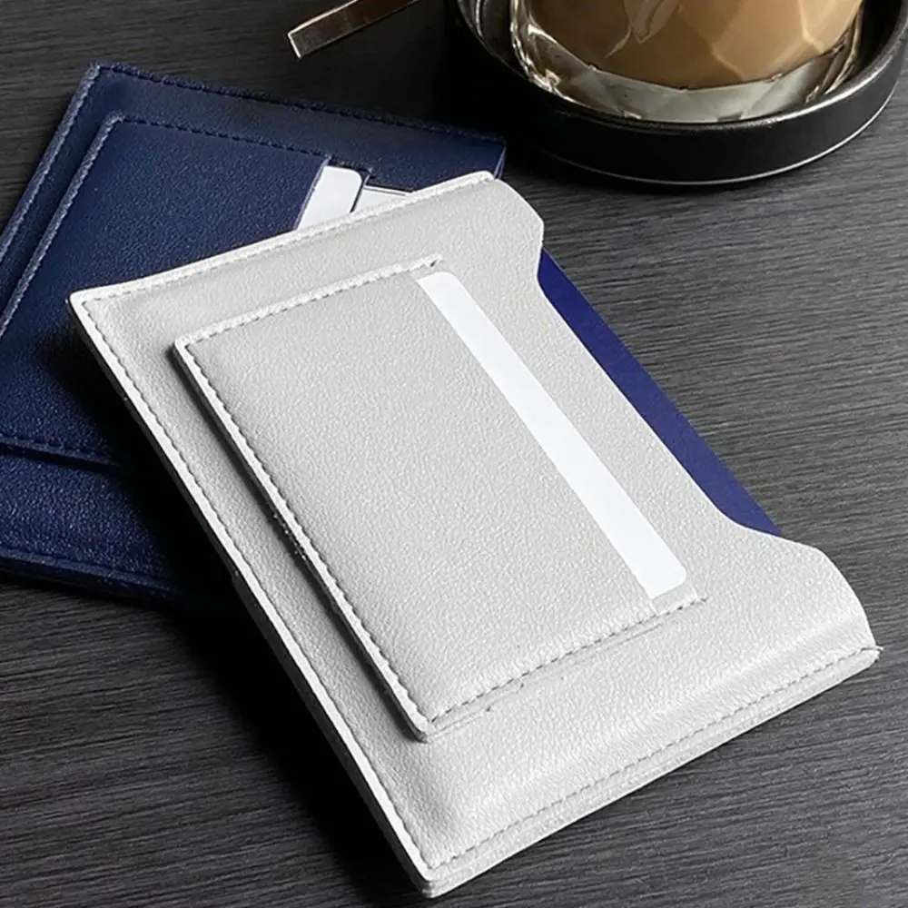 Portable Multicolor Passport Cover Multi-slots PU Card Holder Large Capacity Waterproof Passport Bag Shopping