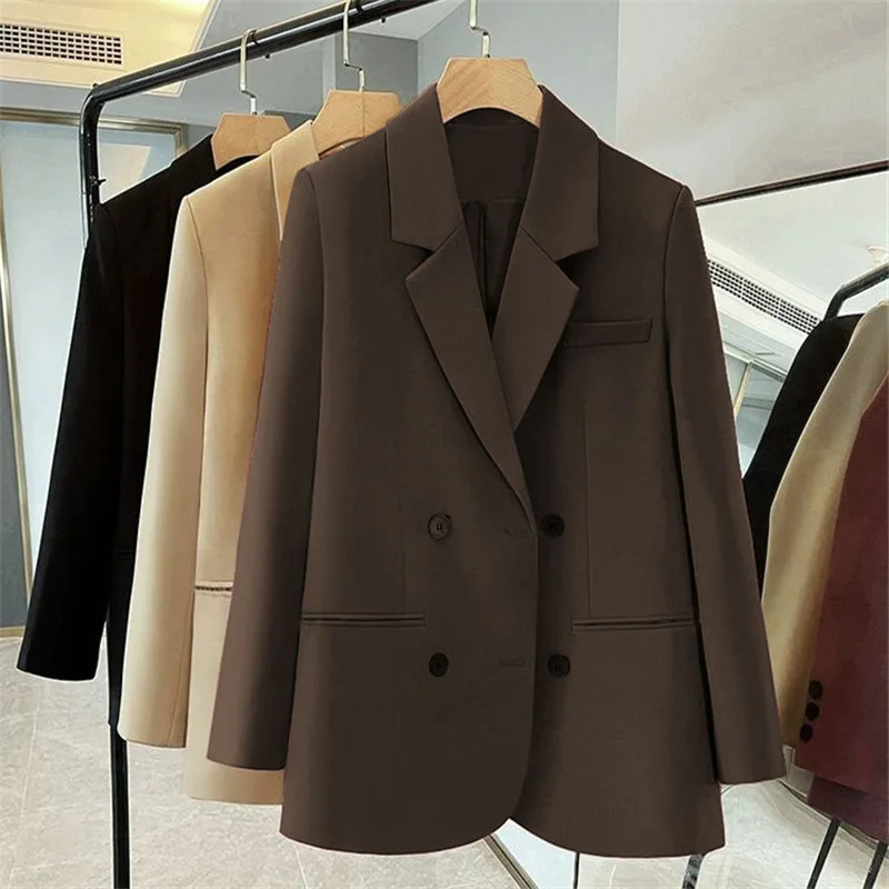 Women's Blazer 2026 Autumn New Style, Loose Fit, Elegant, Suitable For Commuting, Niche, Trendy, Casual Women's Suit Jacket