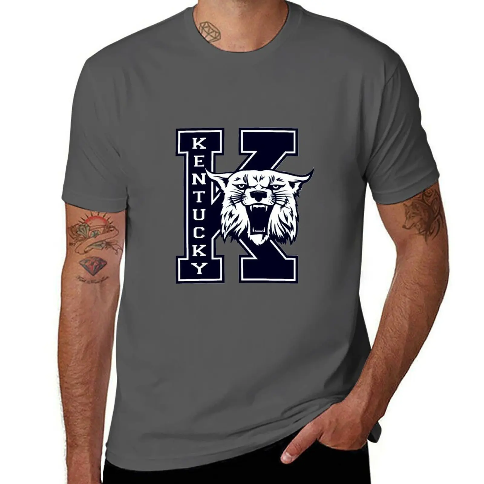 

UK wildcat T-Shirt essential t shirt man t shirt heavy cotton T-Shirt