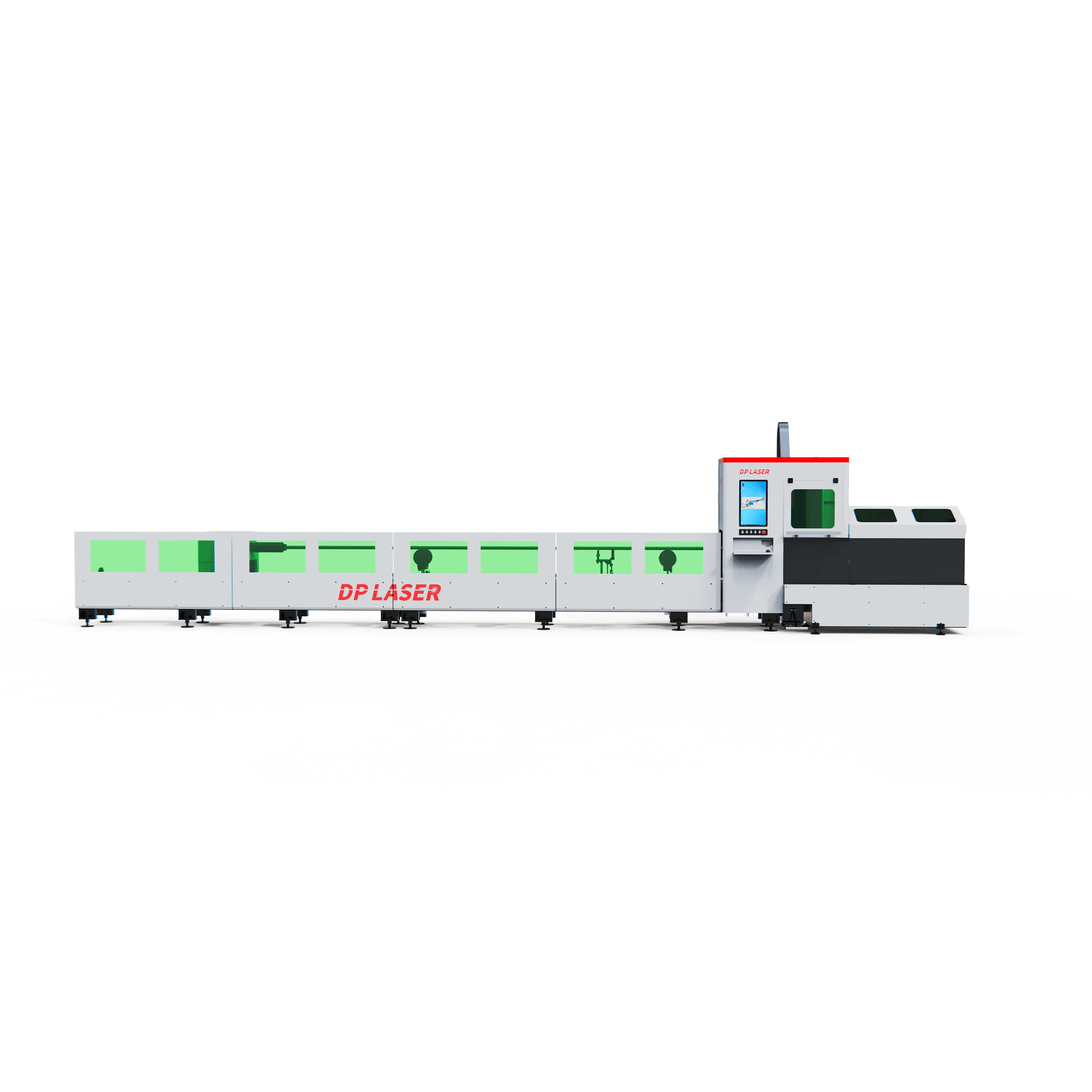 DPLASER M-Series 160mm 120mm Chuck Fiber Laser Tube Cutting Machine for Metal Pipe Processing Manufacturer