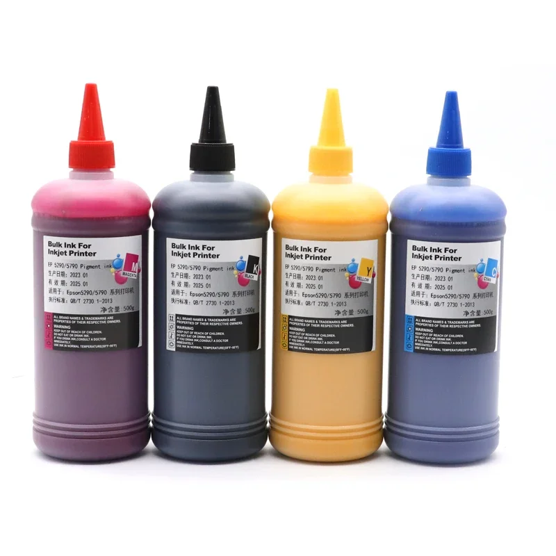 500ML T9461 T9451 T9441 Pigment Ink For EPSON WorkForce Pro WF C5790 C5710 C5290 C5210 Printer T945 T946 T944 T9481 T902XL