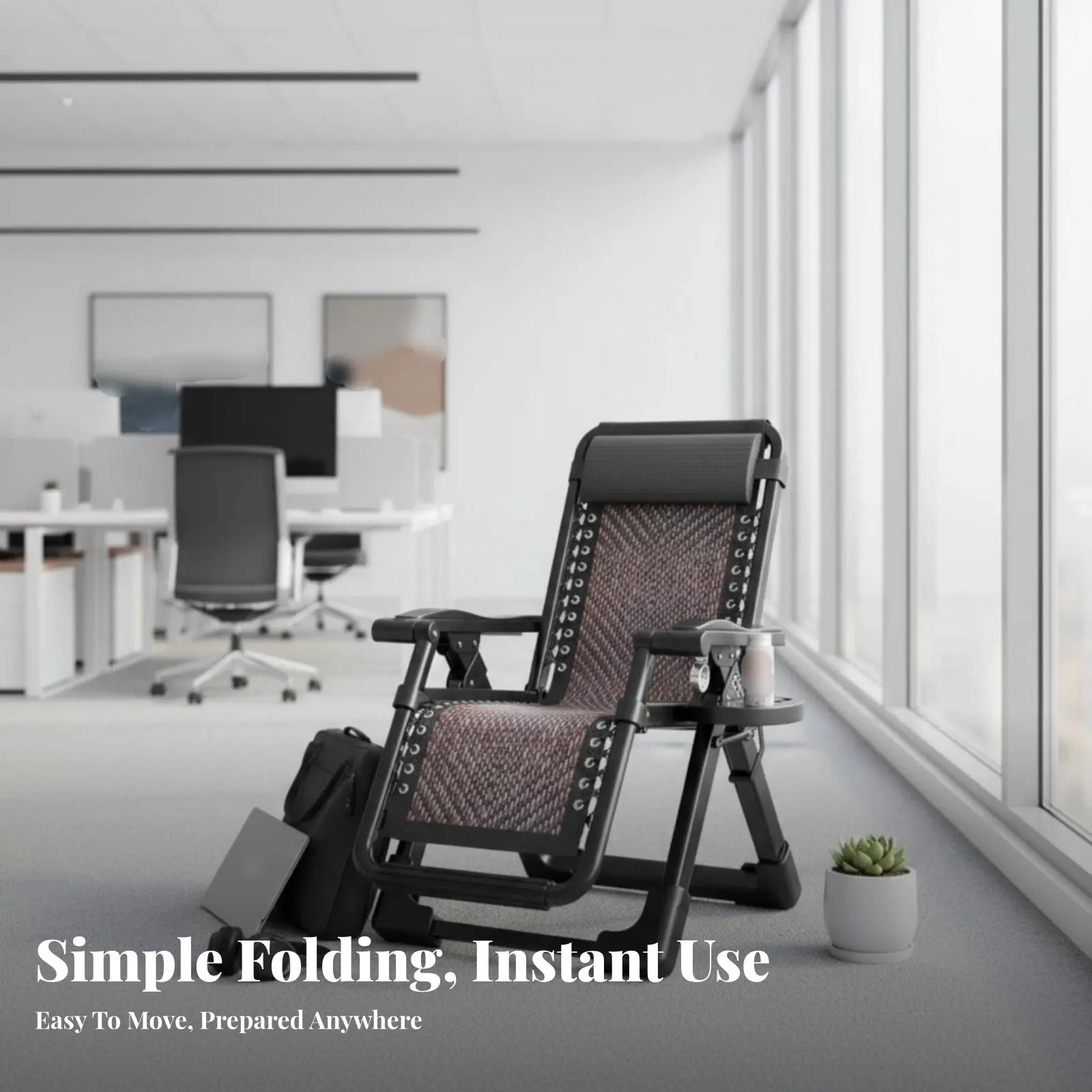 

Регулируемое складное кресло-шезлонг с фиксацией положения, экономичный дизайн для взрослых, кемперов, балконов, пляжей