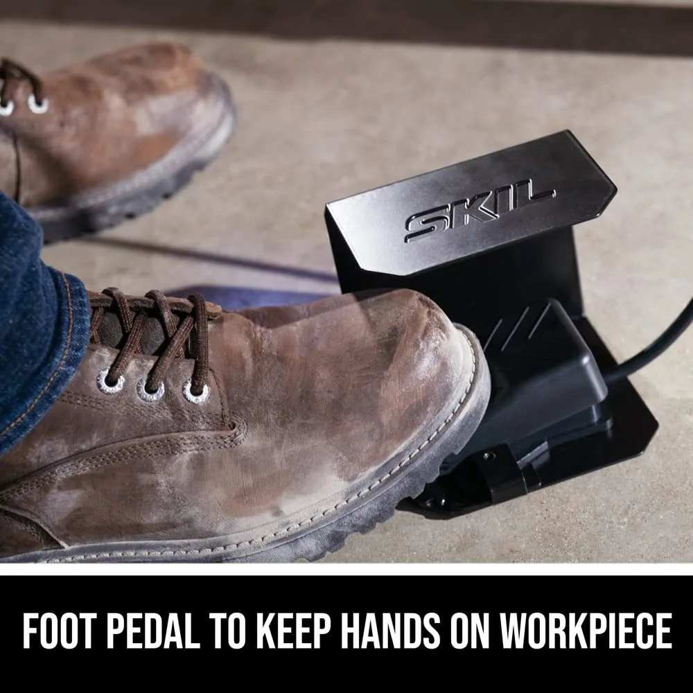 منشار تمرير متغير السرعة مقاس 16 بوصة مع ضوء LED للأعمال الخشبية - موديل SKIL SS9503-00