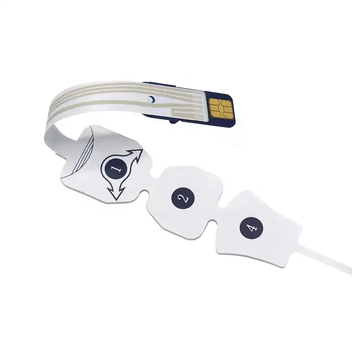 Disposable Adult 4-Electrode EEG Sensor, Brain Monitoring Electrode Patch Compatible with Bispectral Index Monitoring System