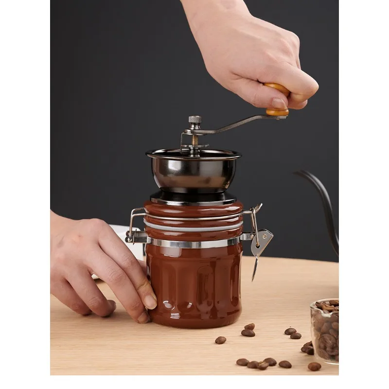 

Мельница для кофейных зерен, керамическая ручная мельница, ручная кофемашина, домашняя портативная маленькая мельница, прибор, мельница для зерен